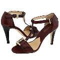 MICHAEL Michael Kors Hanna Sandal Deep Red Patent Croco Sandals