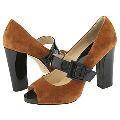 MICHAEL Michael Kors Hanna Open Toe Vicuna Suede Pumps/Heels