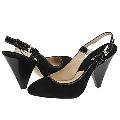 MICHAEL Michael Kors Annabel Sling Black Suede Pumps/Heels
