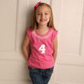 Sophia's Style Girl's Birthday Number T-shirt 