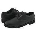 H.S. Trask Gallatin Es Plain Toe Black Leather Oxfords