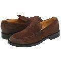 H.S. Trask Gibson Falls Dark Brown Suede Loafers