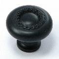 Matte Black Rope Cabinet Knobs (Pack of 5)