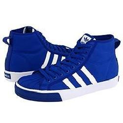 adidas Originals NZA Shell Mid Collegiate Royal/Running White/Running White Athletic Today: $43.03