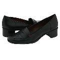 Naturalizer Sharad Black Leather/Gator Loafers