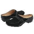 Naturalizer Joyful Black Soft Nubuck/Leather Slip-ons