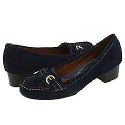 Naturalizer Ponder Rich Blue Suede Loafers