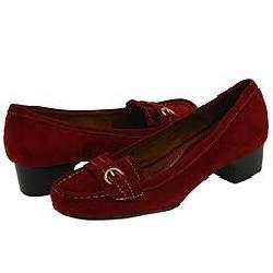 Naturalizer Ponder Red Wine Suede Loafers