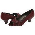 Naturalizer Bewilder Pinot Noir Suede/Shiny Pumps/Heels