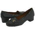 Naturalizer Ponder Black Leather Loafers