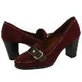 Naturalizer Winsome Pinot Noir Suede/Oxford Brown Lizard Pumps/Heels