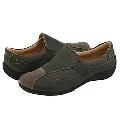 Naturalizer Willow Grey Storm Leather/Suede Flats