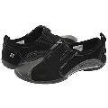 Naturalizer Gravity Black Suede/Leather Flats