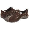 Naturalizer Gravity Oxford Brown Suede/Leather Flats