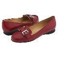 Naturalizer Absolute Red Leather Loafers