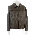 Dockers Men's Open Bottom Leather Jacket