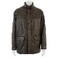 Dockers Men's Rugged Genuine Leather Parka with Removeable Collar