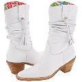 Gabriella Rocha Kids Zip (Toddler/Youth) White Boots