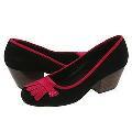 Type Z Fabiana Black/Fuschia Pumps/Heels