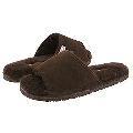 rsvp Eddy Shearling Dark Brown Slippers