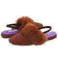 rsvp Angel Dark Brown Slippers