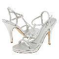 rsvp Skye Silver Leather Pumps/Heels