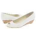 rsvp Bello White Leather Pumps/Heels
