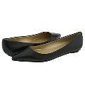Fitzwell Vanessa Black Kid Flats