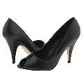 Type Z Lila Black Leather Pumps/Heels