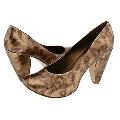 Type Z Camie Gold Marble Patent Pumps/Heels