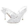 rsvp Delish Silver Leather Pumps/Heels