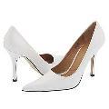 Type Z Markita 2 Pump White Leather Pumps/Heels