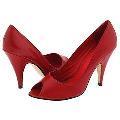 Type Z Lila Red Leather Pumps/Heels