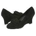 Fitzwell Abigail Black Suede Pumps/Heels