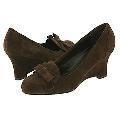 Fitzwell Abigail Dark Brown Suede Pumps/Heels