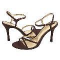 rsvp Beth Brown Satin Pumps/Heels
