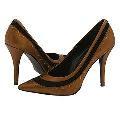 rsvp Angelica Bronze and Dark Brown Suede Pumps/Heels