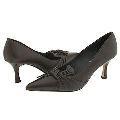 Type Z Lacey Brown Leather Pumps/Heels