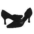 Fitzwell Whitney Black Suede Pumps/Heels