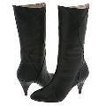 Gabriella Rocha Aubrey Black Tumbled Leather Boots
