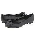 Type Z Maryann Black Leather Flats