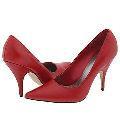 rsvp Raquele Red Leather Pumps/Heels