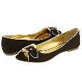 Type Z Fox z Brown Satin Flats