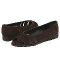 Fitzwell Pixie Dark Brown Kid Suede Flats