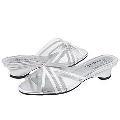 Bouquets Liza Silver Smooth Sandals