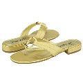 Bouquets Reva Gold Smooth Sandals