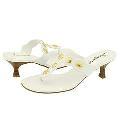 Bouquets Adel White Leather Sandals