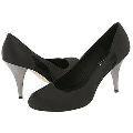 Type Z Annabella Black Satin Pumps/Heels
