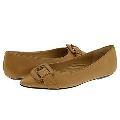 Type Z Mode Camel Leather Flats