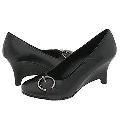 Fitzwell Ava Black Kid Pumps/Heels